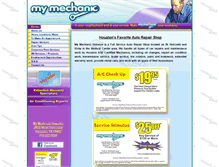 Tablet Screenshot of mymechanichouston.com